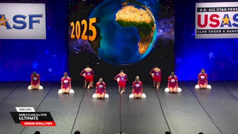World Class All Star - Ultimate [2025 Senior Small Pom Prelims] 2025 The Dance Worlds