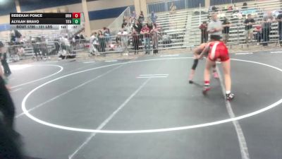 101 lbs 5th Place - Rebekah Ponce, Grindhouse WC vs Alyaah Bravo, Titan Mercury WC