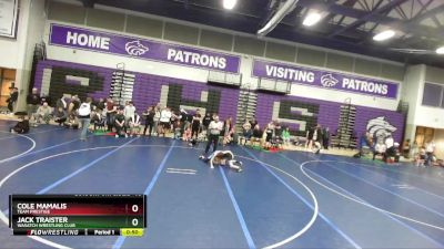 75 lbs Cons. Semi - Jack Traister, Wasatch Wrestling Club vs Cole Mamalis, Team Prestige