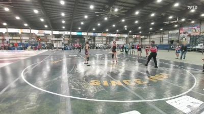 124 lbs Cons. Round 2 - Ella Norman, Upton Matcats vs Courtney Matthews, Newcastle Lady Dogies