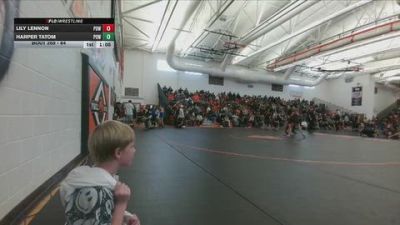 84 lbs Round 5 - Lily Lennon, Powell Middle School vs Harper Tatom, Powell Middle School