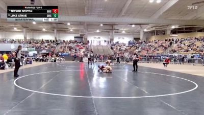 AA 157 lbs Quarterfinal - Trevor Sexton, Knoxville Halls High School vs Luke Athoe, Green Hill High School