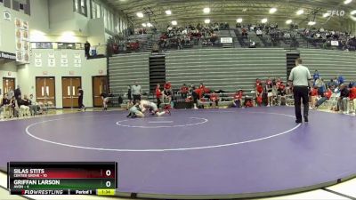 165 lbs Quarterfinals (8 Team) - Silas Stits, Center Grove vs Griffan Larson, Avon