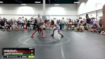 100 lbs Round 1 (6 Team) - Jacob Phillips, Mat Warriors White vs Maximus Grafenstine, SEPA