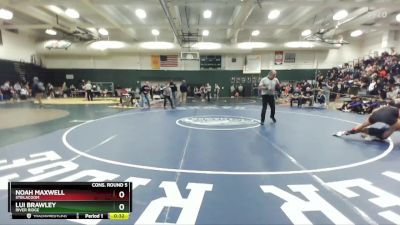 138 lbs Cons. Round 5 - Noah Maxwell, Steilacoom vs Lui Brawley, River Ridge