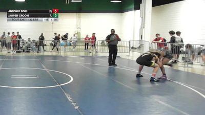 132 lbs Consi Of 32 #1 - Antonio Boni, PA vs Jasper Croom, FL
