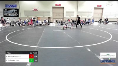 79 lbs 3rd Place - Rhys Helmholdt, Michigan Premier WC - (B) vs Frederick Schanen, Askren Wrestling Academy - (C)