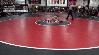 113 lbs Cons. Round 2 - Zach Johnson, Louisa-Muscatine vs Ari Groothuis, Marion
