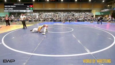 61 lbs Round Of 16 - Kolton Smith, Florida Scorpions vs Ray Lopez, Pounders WC
