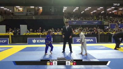 Olena Joy Pascher vs Saybrie Rose Kahlnaio 2026 Pan Kids Jiu-Jitsu IBJJF Championship