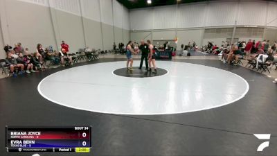 185 lbs Round 7 (10 Team) - Briana Joyce, North Carolina vs Evra Behn, Texas Blue