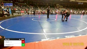 100 lbs Semifinal - Rocco Bush, CP Wrestling vs Jayce Powers, MANTANONA-TC