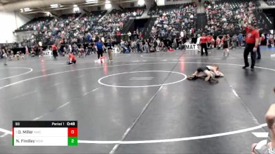 90 lbs Cons. Round 2 - Declan Miller, Norton Wrestling Club vs Noah Findley, Midwest Destroyers Wrestling