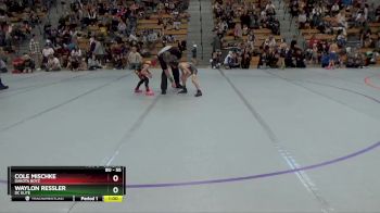 55 lbs Cons. Round 3 - Cole Mischke, Dakota Boyz vs Waylon Ressler, DC Elite