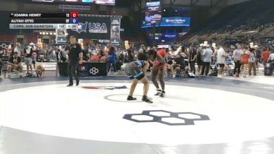 155 lbs Cons. Sub-quarters - Joanna Henry, Texas vs Aliyah Otto, New York