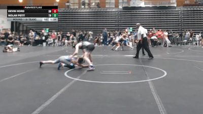 120 lbs Round 1 (8 Team) - Devin Hord, Darkhorse Wrestling vs Nolan Petit, Trojan Wrestling