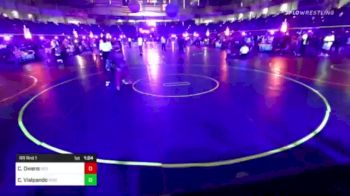 94 lbs Rr Rnd 1 - Catelin Owens, Red Venom vs Cara Vialpando, Misfits