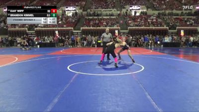 137 lbs Champ. Round 1 - DJay Wipf, Montana Disciples vs Brandon Kimmel, Belgrade Little Guy