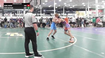 134 lbs Rr Rnd 1 - Kael Davis, State College - HS vs Davi Glykas, Northampton - HS