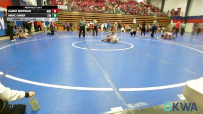 70 lbs Rr Rnd 3 - Gauge Huffman, Northwast Take Down Club vs Knox Greer, Salina Wrestling Club