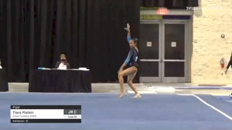 Tiara Platkin - Floor, Amer Twisters #305 - 2021 USA Gymnastics Development Program National Championships
