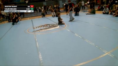 69-74 lbs Round 2 - Caleb Nielsen, RWC - Roy Wrestling Club vs Boston Talbot, Hook Em W.C