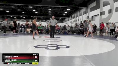 95 lbs Quarterfinals (8 Team) - Lukas Hogen, Team Batty vs Daniel Corbin, Dynasty