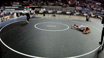 D 3 157 lbs 1st Place Match - Aydan Green, South Beauregard vs Malachi Benetrix, De La Salle
