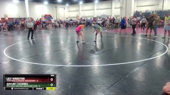 100 lbs Semis & Wb (16 Team) - Sayuri Caceres, RPA/Head Hunters Wrestling Club vs Lily Webster, Team Iowa Sunshine Smackdown