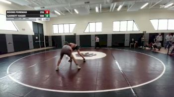 144 lbs Champ. Round 1 - Boone Foreman, Star Valley vs Garrett Hager, Torrington