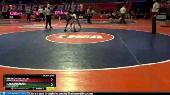 2 lbs Champ. Round 1 - Rannin Gruen, Cary (Grove) vs Mateo Costello, Riverside (Brookfield)