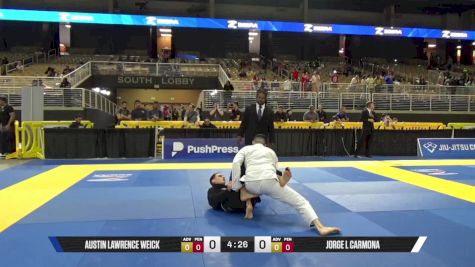 Jorge L Carmona vs Austin Lawrence Weick 2025 Pan Jiu Jitsu IBJJF Championship