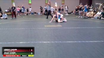 91 lbs Semifinal - Grady Kaiser, D3 Wrestling Club vs Jeremy Carver, Elite Athletics