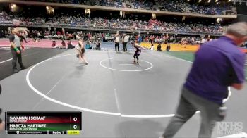 5A 120 lbs Quarterfinal - Maritza Martinez, Burleson Centennial vs Savannah Schaaf, Comal Pieper