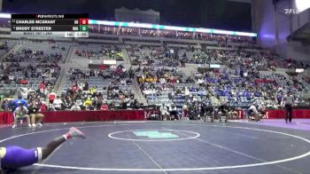 285 lbs Quarterfinal - Brody Streeter, Northridge vs Charles McGrant, New Haven