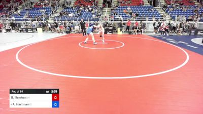 190 lbs Rnd Of 64 - Brooklyn Newton, OH vs Amie Hartman, ID