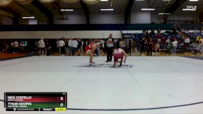 174 lbs Cons. Round 4 - Nick Costello, King`s College vs Tyson Hoopes, Southern Virginia