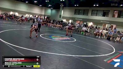 120 lbs Round 2 (16 Team) - Rocco Catalano, Richmond High vs Cooper Begitschke, Social Circle Black