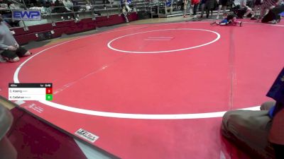 40 lbs Rr Rnd 2 - Charlotte Koenig, Panther Youth Wrestling-CPR vs Kyson Callahan, Mountain View Stingers Wrestling