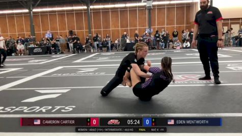 Cameron Cartier vs Eden Wentworth 2026 ADCC Portland Open