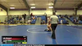 100 lbs Round 3 - Jay Trujillo, Natrona County vs Zaden Seibel, Laramie