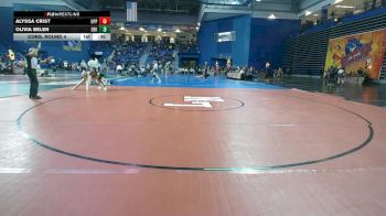 140 lbs Cons. Round 4 - Alyssa Crist, Upper Perkiomen vs Olivia Belen, East Brunswick