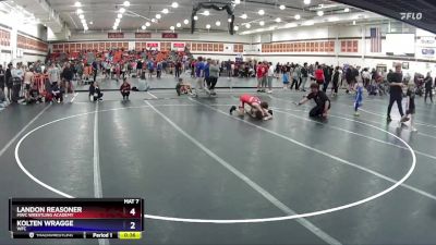 113 lbs Semifinal - Landon Reasoner, MWC Wrestling Academy vs Kolten Wragge, WFC