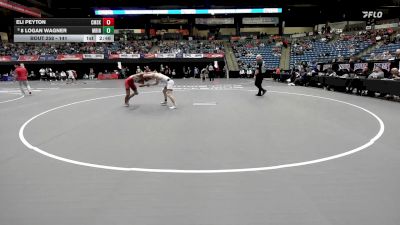 141 lbs Champ. Round 2 - Eli Peyton, Cumberlands vs 8 Logan Wagner, Marian