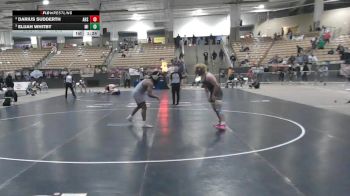 A 215 lbs Semifinal - Elijah Whitby, Millington Central High School vs Darius Sudderth, Alcoa High School