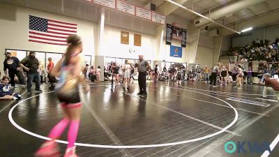 80 lbs Rr Rnd 1 - Breea Florez, HURRICANE WRESTLING ACADEMY vs Reiney Holcomb, Sperry Wrestling Club