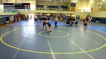 184 lbs Champ. Round 1 - Peyton Callis, Oklahoma Wesleyan vs Luke Brunson, Ouachita Baptist