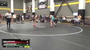 136 lbs Cons. Round 3 - Sara Philmalee, Nebraska vs Lauren Wemhoff, Warrior Wrestling Academy