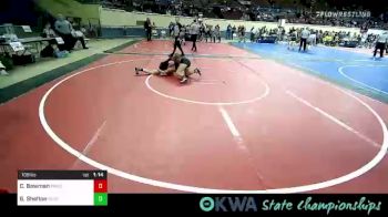 106 lbs Quarterfinal - Cashlie Bowman, Prodigy Wrestling vs Gentry Shelton, Skiatook Wrestling Club