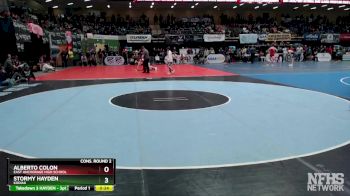 189 lbs Cons. Round 2 - STORMY HAYDEN, Kodiak vs Alberto Colon, East Anchorage High School